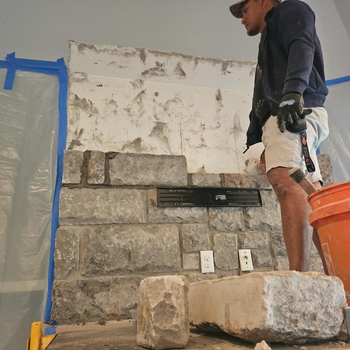 brick and block reaction