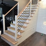 Refinished stair case