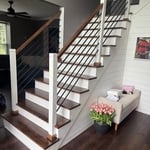 Refinished stair case