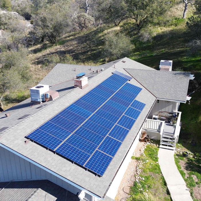 New roof and solar