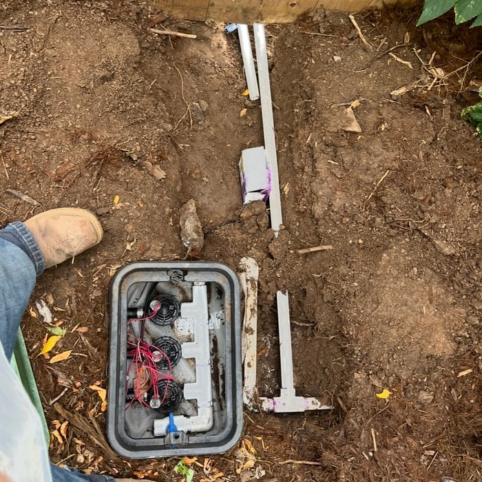 Irrigation install