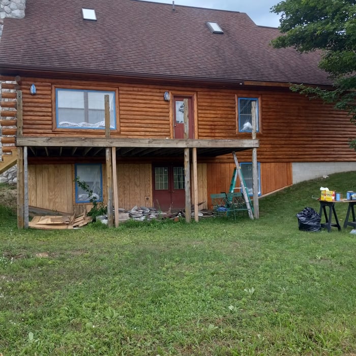 Log home project