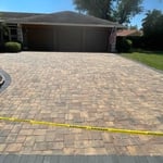 Pressure wash and seal.