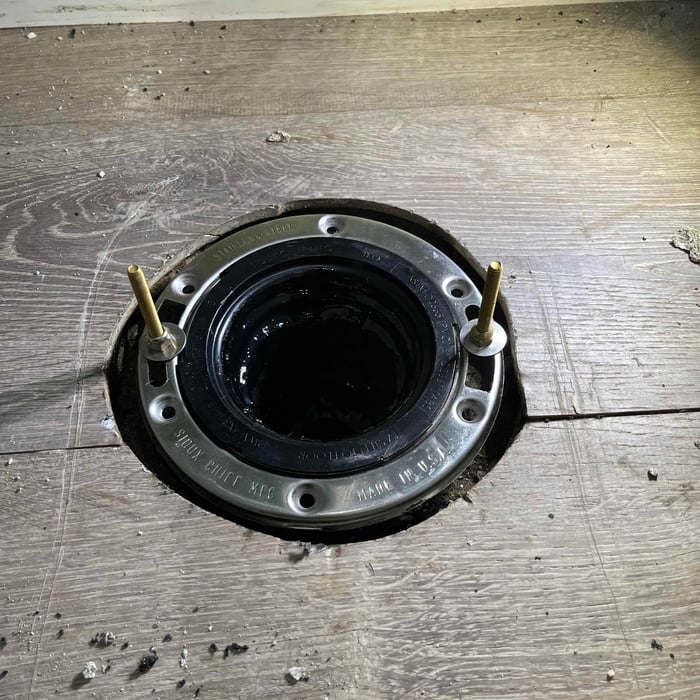 Replace Toilet Flange