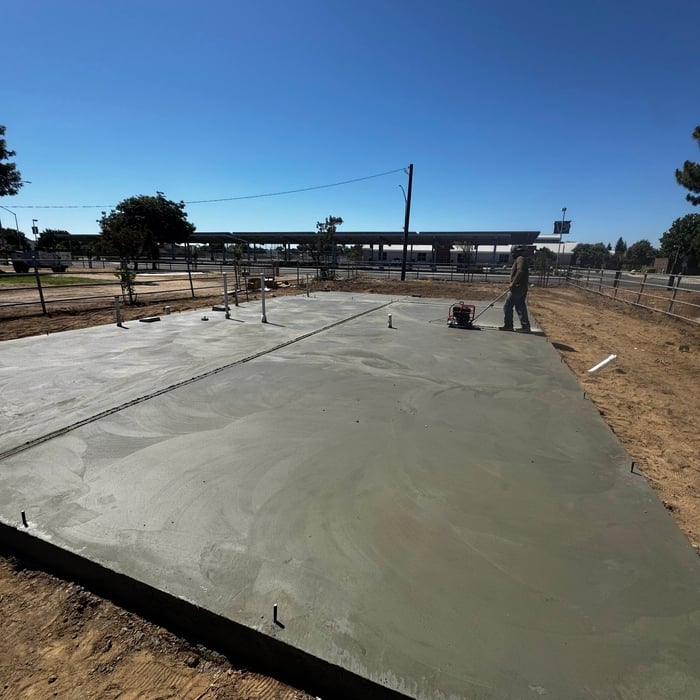 Foundation for new home