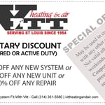 Military Discounts (retired & active)
