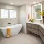 Have to love a high-end magazine quality bathroom. Do you like tubs?