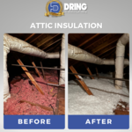 Before & After Attic Insulation