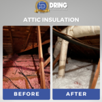 Before & After Attic Insulation