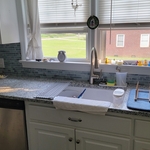 New tile backsplash.