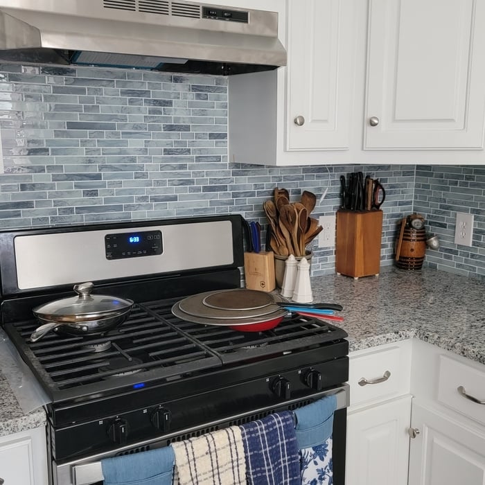 New tile backsplash.
