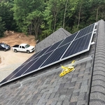 Solar panel installation
