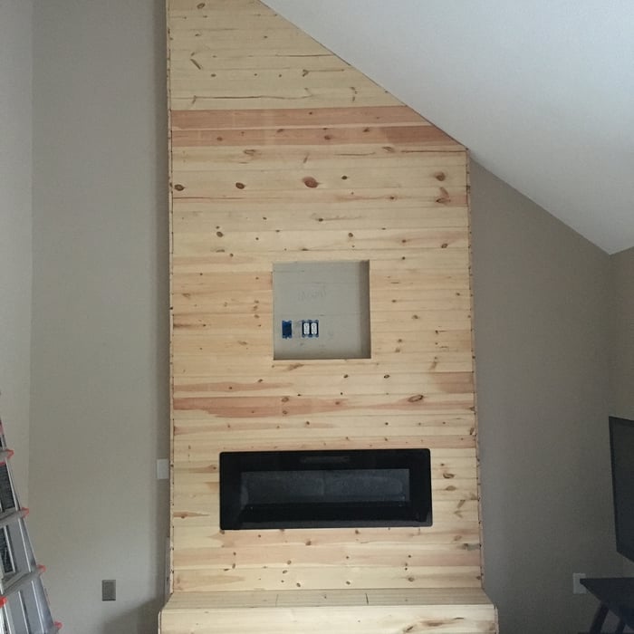 Custom fireplace