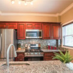 New Kitchen Baltimore MD - New Granite Counter Tops, New Cabinets and New Island.