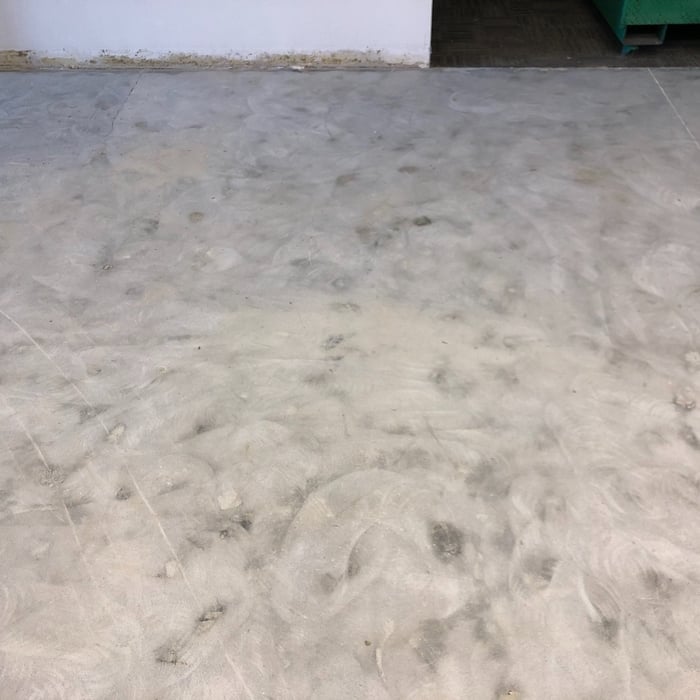 Finished floors after demo and grinding ready for any installation