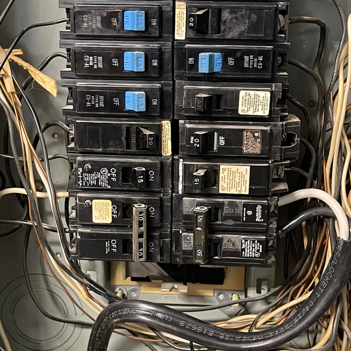 Electric panel installation