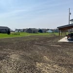 Completed top dressing project with some contractors mix seed install.