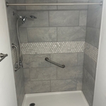 Zoomed in image of shower