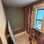 Flip phase 1 has begun with subfloor installation and insulation in walls. Sheetrock is being hung. All plumbing has been roughed in