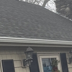 This is our results after cleaning the roof of this beautiful home