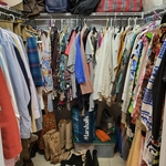 OLD closet before installing NEW ELFA system