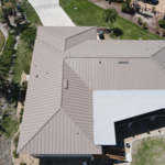 Aluminum Buckskin Standing Seam Roof