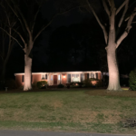 Clients front yard was very dark. Install new lights to brighten up the yard