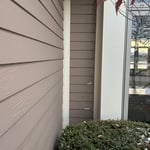Exterior siding repair and paint for a realtor