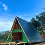 A Frame Metal Roof