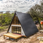A Frame Metal Roof