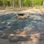 Concrete patio