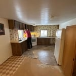 Kitchen before photo.