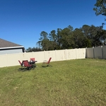 The client just wanted all the panels to be brought up and have the fence working without replacing any materials