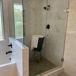Showers installed
