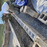 Retaining Wall (coming along)🧱💪🏽
