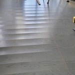 Water damage repair/refinish/change color stain