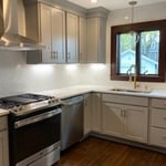 Kitchen remodel in older home in the city
