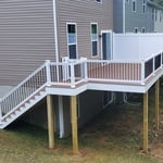 Fiberon Good Life Cabin Deck Boards
Superior 1000 series railings with york balusters