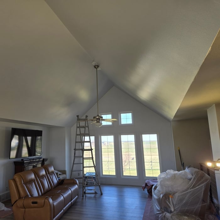 High ceiling job