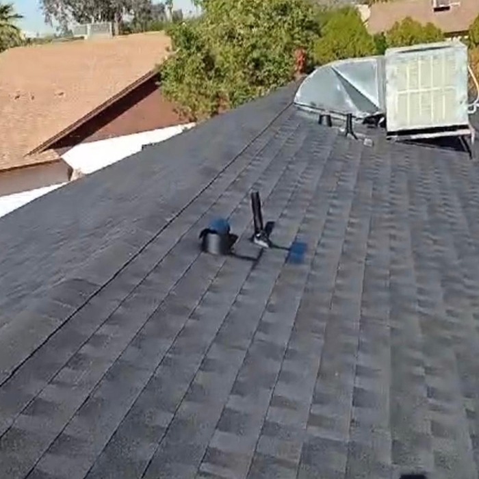 Shingle re roof