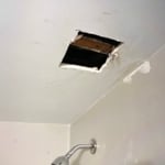 Bathroom ceiling repair