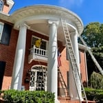 Pressure washing and exterior trim painting