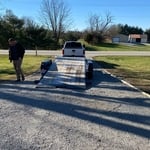 Gravel driveway