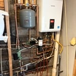 Tankless boiler Navien