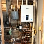 Tankless boiler Navien