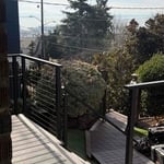 Handrail and deck