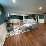 Finished Basement & Renovated Bathroom