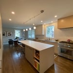 AFTER:
Full Kitchen renovation with island