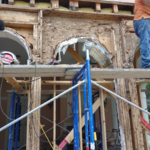 Termite damage wall