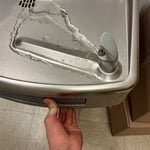 Water cooler repaired.